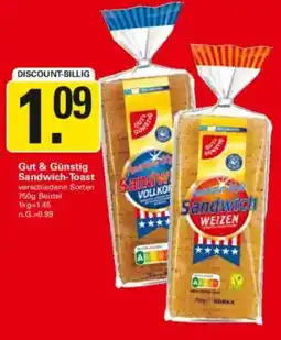 WEZ Gut & Günstig Sandwich-Toast Angebot