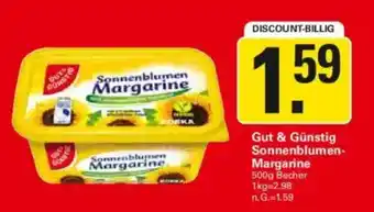 WEZ Gut & Günstig Sonnenblumen- Margarine Angebot