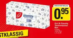 WEZ Gut & Günstig Taschentücher Box Angebot
