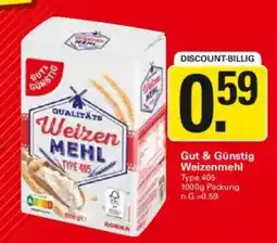 WEZ Gut & Günstig Weizenmehl Type 405 Angebot
