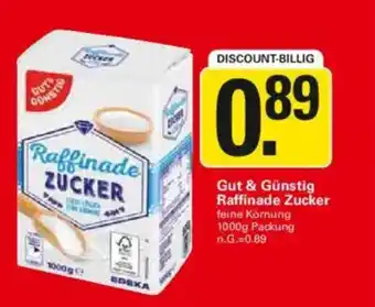 WEZ Gut & Günstig Raffinade Zucker Angebot