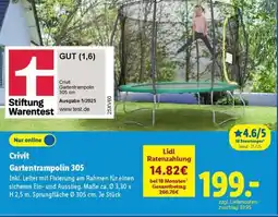 Lidl Crivit Gartentrampolin 305 Angebot