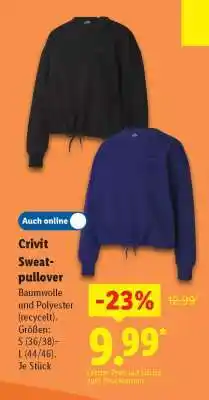 Lidl CRIVIT Sweatpullover Angebot