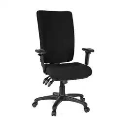 Netto Marken-Discount hjh OFFICE Profi Bürostuhl ZENIT HIGH Stoff mit Armlehnen (höhenverstellbar) Angebot