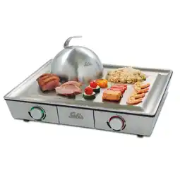 Netto Marken-Discount Solis Teppanyaki Grill 2000W 40x30cm beschichteter Grillbereich Angebot