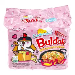 Netto Marken-Discount Samyang Buldak Ramen Hot Chicken Carbonara 130 g, 5er Pack Angebot