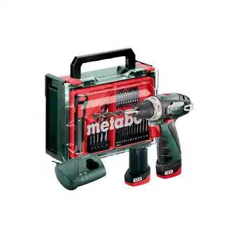 toom Baumarkt Metabo Akku-Bohrschrauber-Set 'PowerMaxx BS Basic' 12 V mit Akkus und Ladegerät Angebot