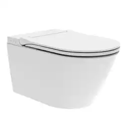toom Baumarkt Schütte Dusch-WC spülrandlos 'Cesari Premium' weiß mit LED-Nachtlicht Angebot