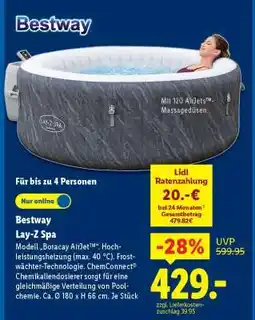 Lidl Bestway Lay-Z Spa Angebot