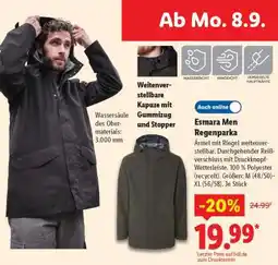 Lidl Esmara Men Regenparka Angebot
