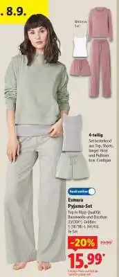 Lidl Esmara Pyjama-Set Angebot