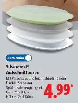 Lidl Silvercrest Aufschnittboxen Angebot