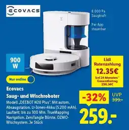 Lidl ECOVACS Saug- und Wischroboter Angebot