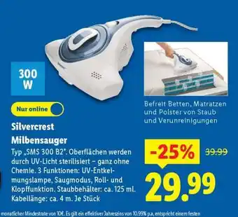 Lidl Silvercrest Milbensauger Angebot
