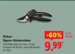 Lidl FISKARS Bypass- Gartenschere Angebot