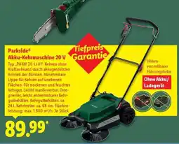 Lidl PARKSIDE Akku-Kehrmaschine 20 V Angebot