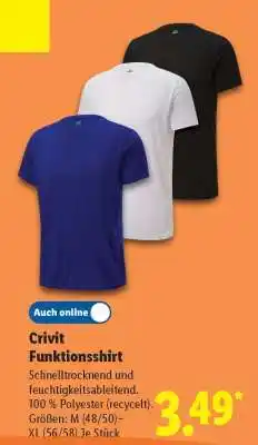 Lidl CRIVIT Funktionsshirt Angebot