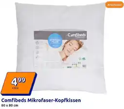 Action Comfibeds Mikrofaser-Kopfkissen Angebot