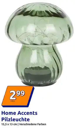 Action Home Accents Pilzleuchte Angebot