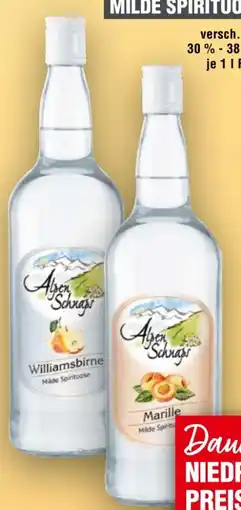 Handelshof Alpenschnaps Williamsbirne Angebot