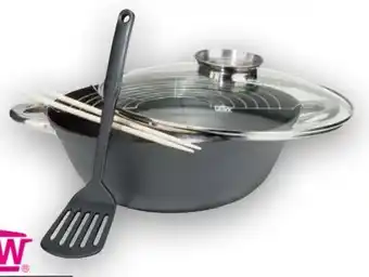 Handelshof GSW Wok-Set Gusseisen Angebot