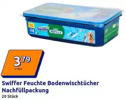 Action Swiffer Feuchte Bodenwischtücher Nachfüllpackung Angebot