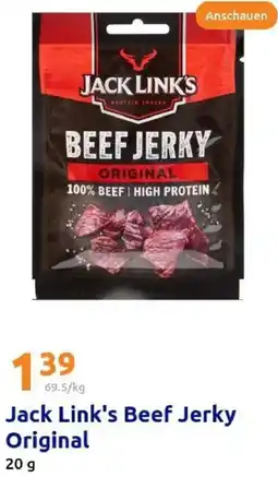 Action Jack Link's Beef Jerky Original Angebot