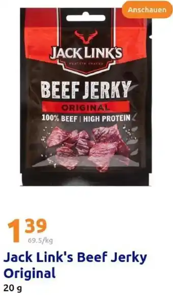 Action Jack Link's Beef Jerky Original Angebot