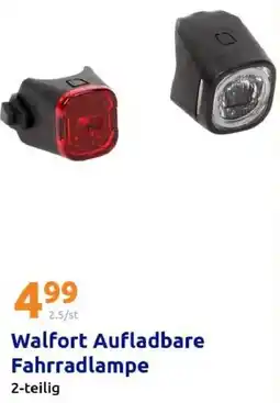 Action Walfort Aufladbare Fahrradlampe Angebot