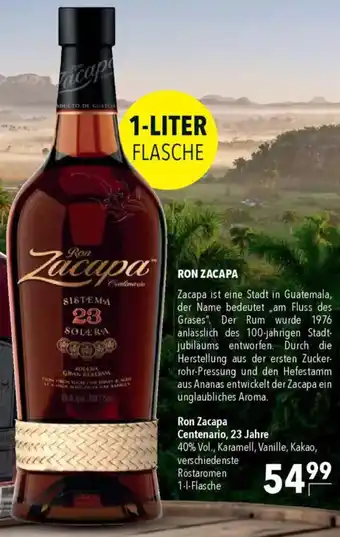 CITTI Markt Ron Zacapa Centenario, 23 Jahre Angebot