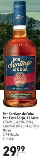CITTI Markt Ron Santiago de Cuba Ron Extra Añejo, 11 Jahre Angebot
