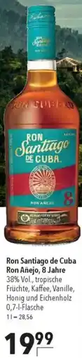 CITTI Markt Ron Santiago de Cuba Ron Añejo, 8 Jahre Angebot