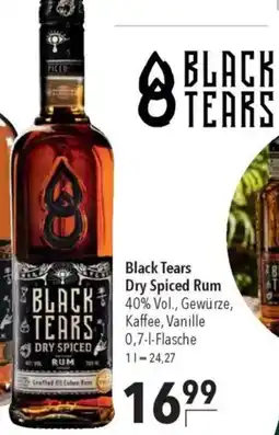 CITTI Markt Black Tears Dry Spiced Rum Angebot
