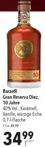 CITTI Markt Bacardi Gran Reserva Diez, 10 Jahre Angebot