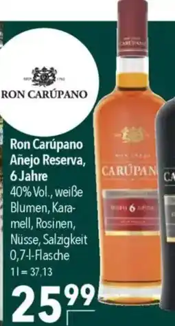 CITTI Markt Ron Carúpano Añejo Reserva, 6 Jahre Angebot