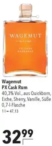 CITTI Markt Wagemut PX Cask Rum Angebot