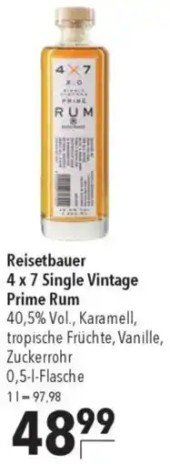 CITTI Markt Reisetbauer 4 x 7 Single Vintage Prime Rum Angebot