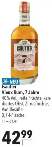CITTI Markt Isautier Vieux Rum, 7 Jahre Angebot