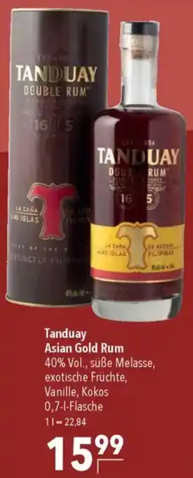 CITTI Markt Tanduay Asian Gold Rum Angebot