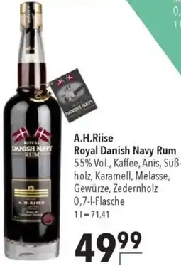 CITTI Markt A.H.Riise Royal Danish Navy Rum Angebot