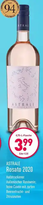 Aldi Nord Astrale Rosato 2020, 0,75L Angebot