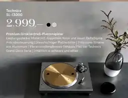 Euronics Technics premium-direktantrieb-plattenspieler sl-1300g Angebot