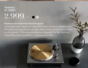Euronics Technics premium-direktantrieb-plattenspieler sl-1300g Angebot