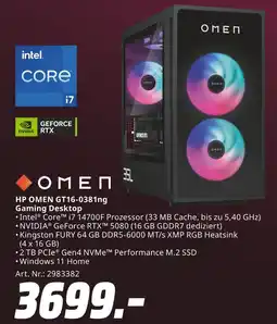 MediaMarkt Omen hp omen gt16-0381ng gaming desktop Angebot