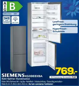 Euronics Siemens kg39e8xba kühl-gefrier-kombination Angebot