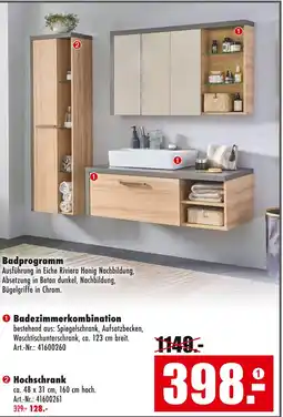 Möbel Mahler Badezimmerkombination Angebot