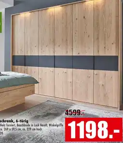 Möbel Mahler Kleiderschrank, 6-türig Angebot