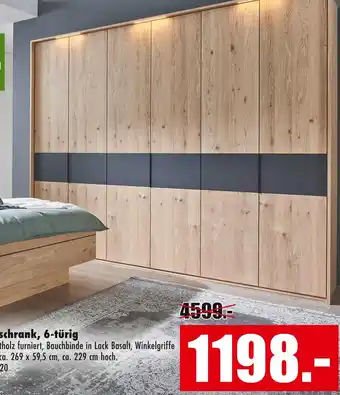 Möbel Mahler Kleiderschrank, 6-türig Angebot