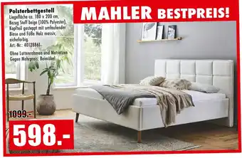Möbel Mahler Polsterbettgestell Angebot