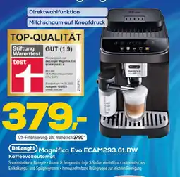Euronics Delonghi magnifica evo ecam293.61.bw Angebot